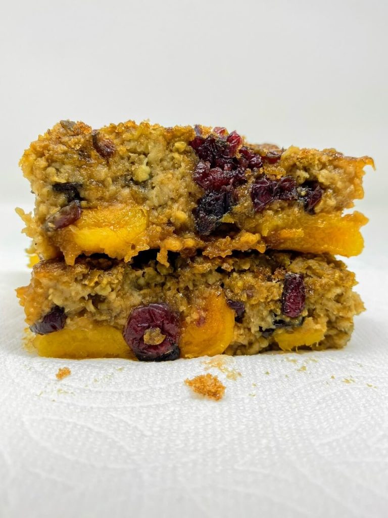 oatmeal bake: healthy snacks for toddlers