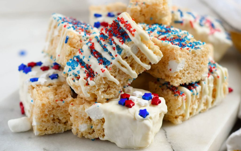 4th of July Rice Krispie Treats