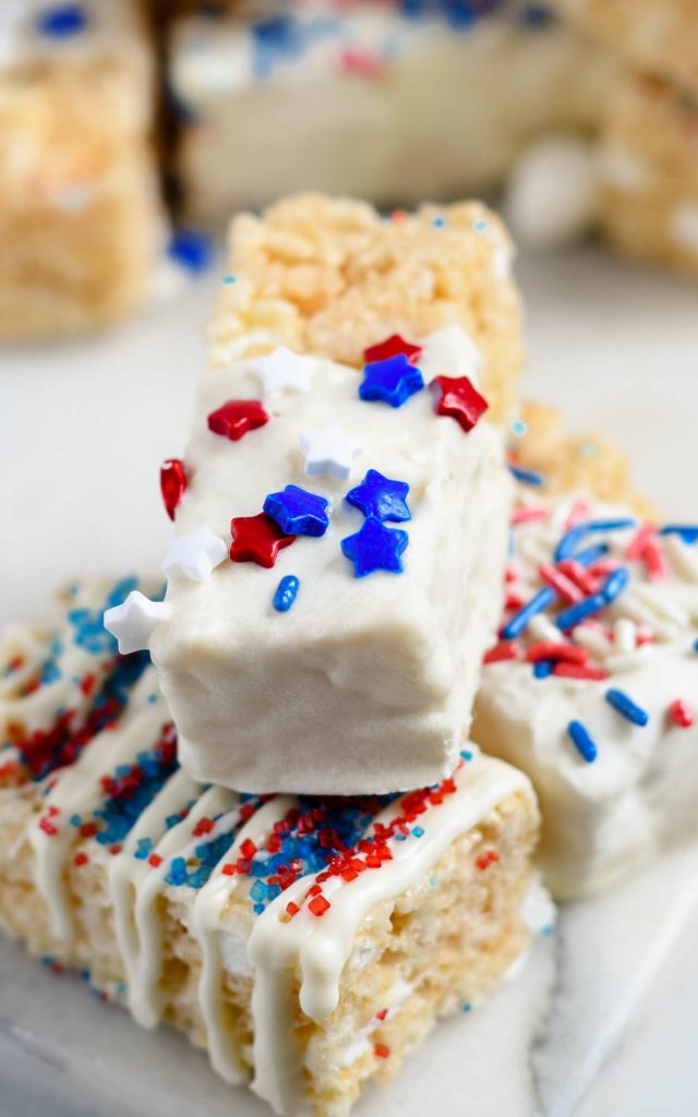 4th of July Rice Krispie Treats