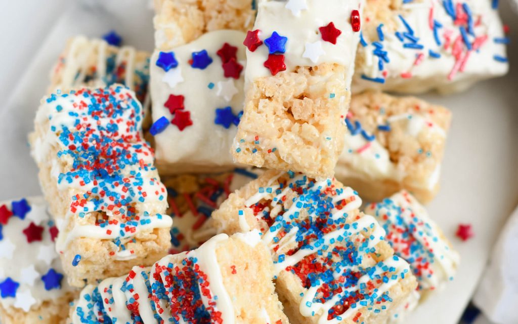 4th of July Rice Krispie Treats