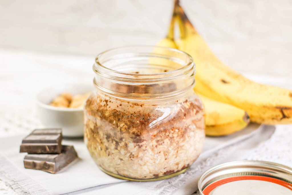oatmeal in a jar